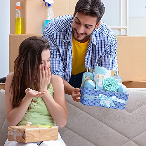 Spa Gift Basket for Women, Spa Luxetique Bath Gift Set - 12 Pcs Ocean Scented...