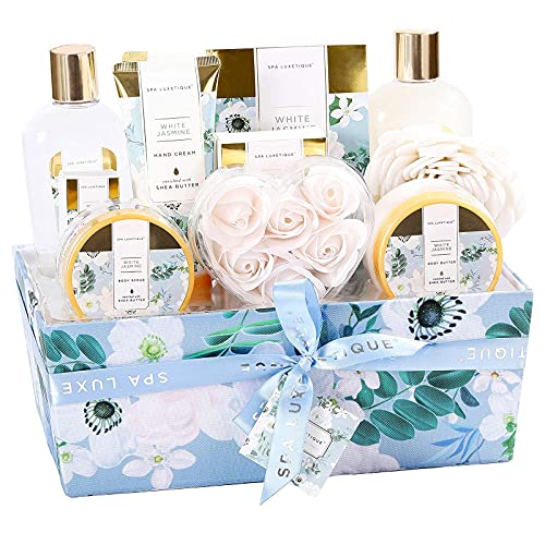 Spa Gift Baskets for Women, Spa Luxetique Spa Bath Set, 12pcs Relaxing Bath a...