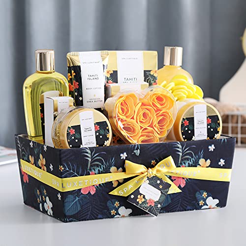 Spa Gift Baskets, Spa Luxetique Spa Bath Set, 12pcs Bath and Body Gift Set, S...