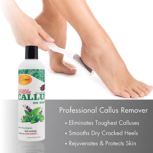 SPA REDI - Callus Remover for Feet Gel, Mint and Eucalyptus, 12 Oz - Professi...