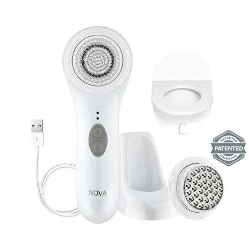 Spa Sciences NOVA - Patented Sonic Facial Cleansing Brush & Exfoliating Syste...
