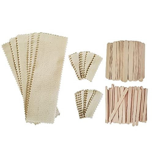 Spa Slender Unbleached Cotton Muslin Hair Removal Wax Strips Multi Size Combo...