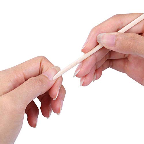 Spa Stix Manicure Cuticle Wooden Sticks 4" Length (Pack of 200) Double Sided ...