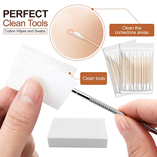 Blackhead Remover Tools Kit, Stainless Steel Pimple Popper Tool Kit for Clean...