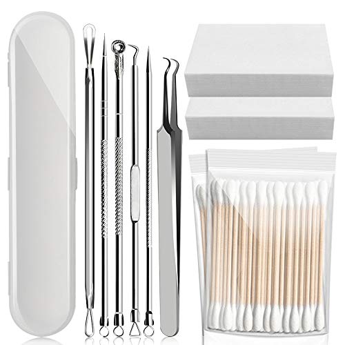 Blackhead Remover Tools Kit, Stainless Steel Pimple Popper Tool Kit for Clean...