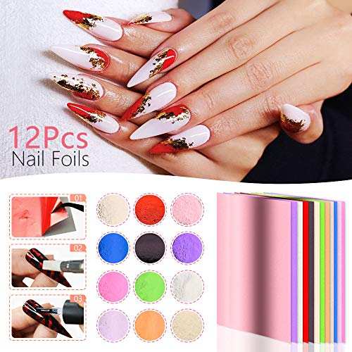 Nail Design Kit for Acrylic Nails Decoration with Nail Art Brushes, Dotting T...