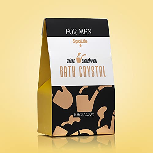 SpaLife All Natural Bath and Body Luxury Spa Men's Sandalwood Gift Set