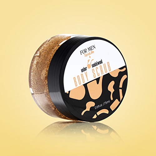 SpaLife All Natural Bath and Body Luxury Spa Men's Sandalwood Gift Set