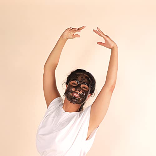 SpaLife Anti-Aging Hydrating Rose Water Infused Hydrogel Lace Facial Mask - 1...