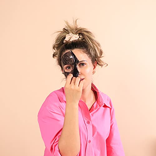 SpaLife Anti-Aging Hydrating Rose Water Infused Hydrogel Lace Facial Mask - 1...