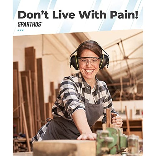 Back Support Belt by Sparthos - Relief for Back Pain, Herniated Disc, Sciatic...