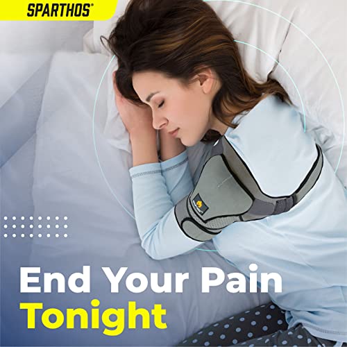 Sparthos Shoulder Brace - Support and Compression Sleeve for Torn Rotator Cuf...