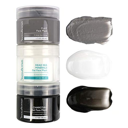 Spascriptions Facial Mask Variety Kits: Skincare Glitter Peel Off Masks Skin ...