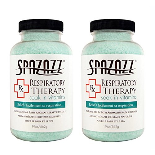 Spazazz Aromatherapy Spa and Bath Crystals -Therapy (2 Pack) (Respiratory The...