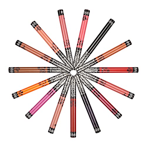 Matte Liquid Lipstick Set, Spdoo 15 Colors Long Lasting High Pigmented Velvet...