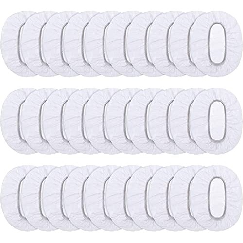 100PCS Ear Protector Caps Disposable Elastic Clear Shower Waterproof Ear Cove...