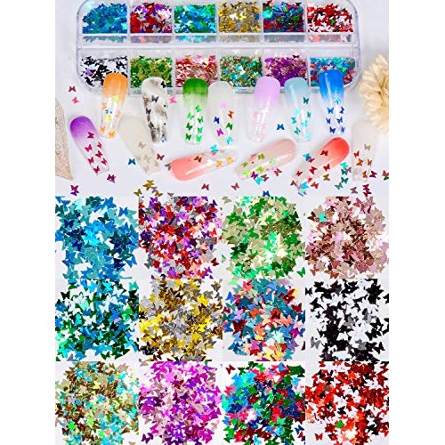 Spearlcable Nail Art Decoration Kit,48 Sheets Nail Stickers Crystal Rhineston...