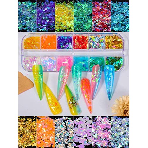 Spearlcable Nail Art Decoration Kit,50 Sheets Nail Stickers Crystal Rhineston...