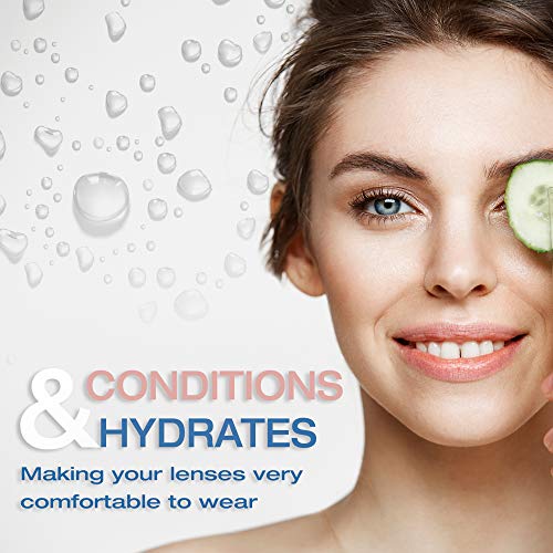 Contact Lens Solution with Lens Case 12 Fl. Oz Bottle (Pack of 2) by Spectapu...