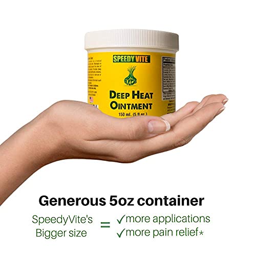 Deep Heat Natural Pain Relief* SpeedyVite® Tissue Bone Ointment Organic 5oz C...