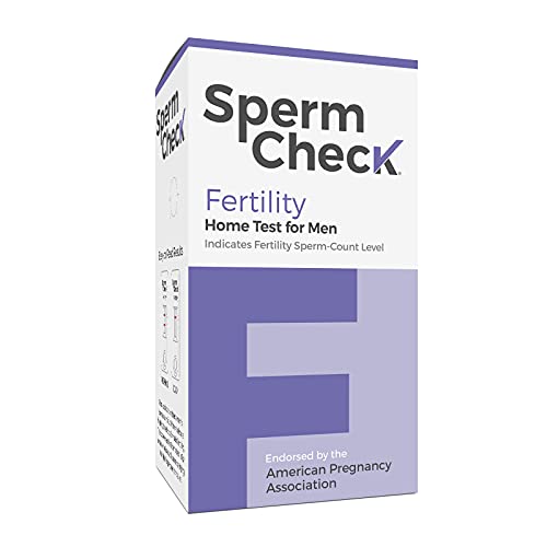 Spermcheck Fertility Home Test Kit for Men- Shows Normal or Low Sperm Count- ...