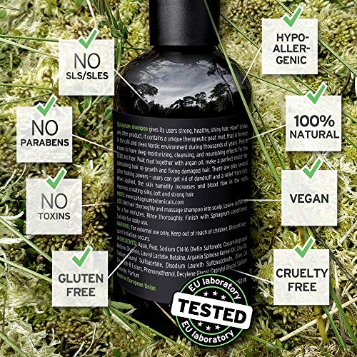Hair Growth Shampoo for Men - Natural Biotin Boost with Argan Oil, Aloe Vera ...