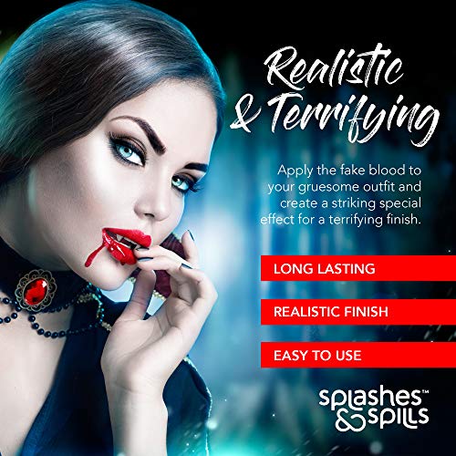 Realistic Fake Blood - Face and Body Paint - 10ml - Pretend Costume and Dress...