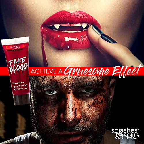 Realistic Fake Blood - Face and Body Paint - 10ml - Pretend Costume and Dress...