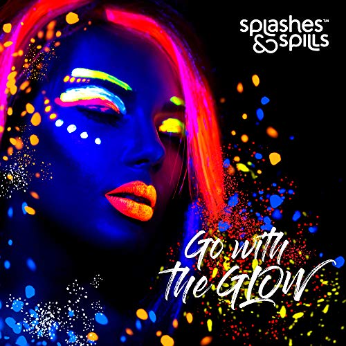 UV Glow Blacklight Lipstick - 6 Color Variety Pack, 3.7g - Day or Night Stage...