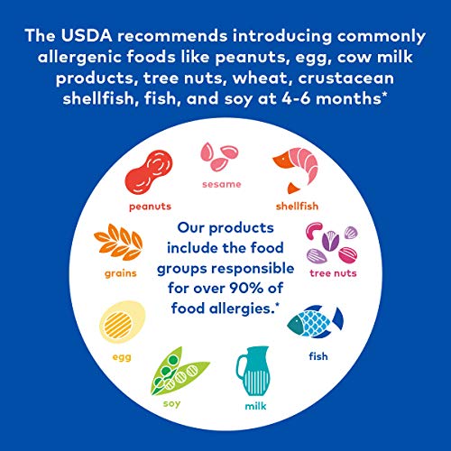 SpoonfulONE Early Allergen Introduction Puffs | Smart Feeding Snack for an In...