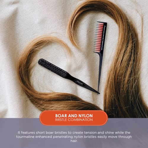 Spornette Teasing Brush & Comb Set - Includes Little Wonder Boar & Tourmaline...