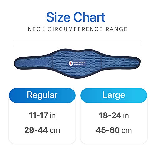 Sports Laboratory Ice Pack for Neck Relief - Neck Support Brace with Hot & Co...