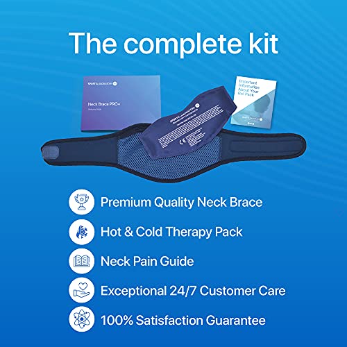 Sports Laboratory Ice Pack for Neck Relief - Neck Support Brace with Hot & Co...