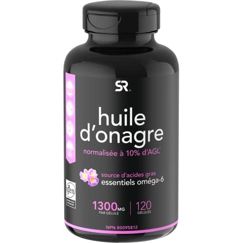 Evening Primrose Oil (1300mg) 120 Liquid Softgels ~ Cold-Pressed with No fill...