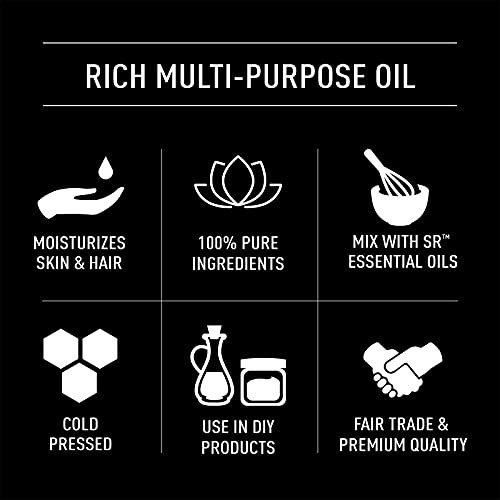 Organic Fractionated Coconut Oil by SR Naturals ~ 100% Pure Multi-Purpose Oil...