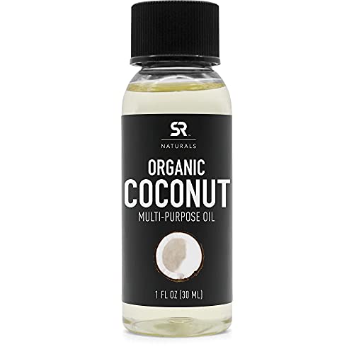 Organic Fractionated Coconut Oil by SR Naturals ~ 100% Pure Multi-Purpose Oil...