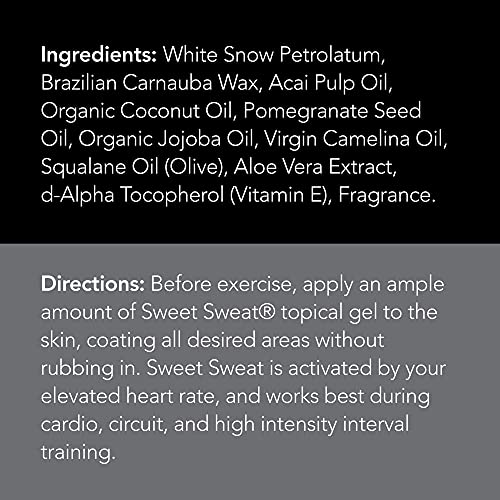 Sweet Sweat Tropical 'Workout Enhancer' Gel - Maximize Your Exercise & Sweat ...