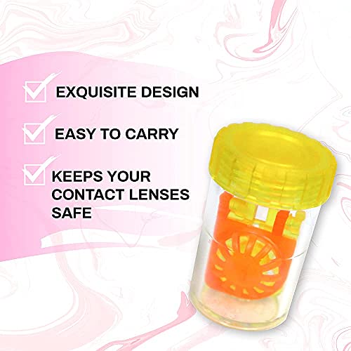 Color Contact Lens Barrel Cases | 3 Pieces | by Sports World Vision