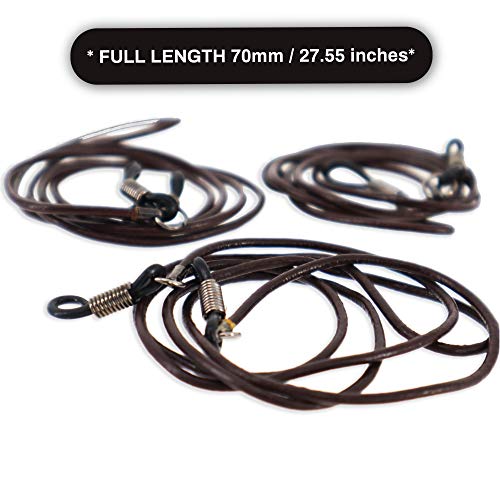 Eyeglass Leather Eyeglass Strap Glasses Strap Cords Retainer Sunglass, Readin...