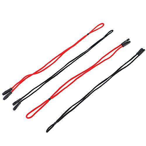 Sports Vision Eyeglass Retainer 4 Pack with 3 Holes Strap, String Cord Glasses