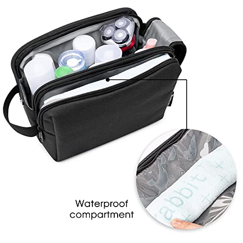 Toiletry Bag for Men, Travel Toiletries Bags, Water-Resistant Dopp Kit, Cosme...