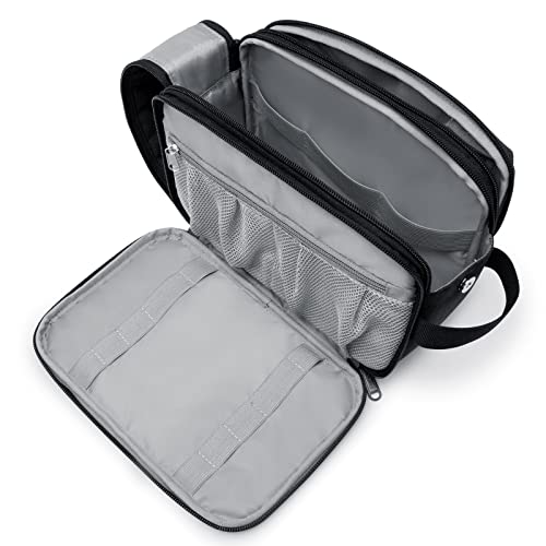 Toiletry Bag for Men, Travel Toiletries Bags, Water-Resistant Dopp Kit, Cosme...