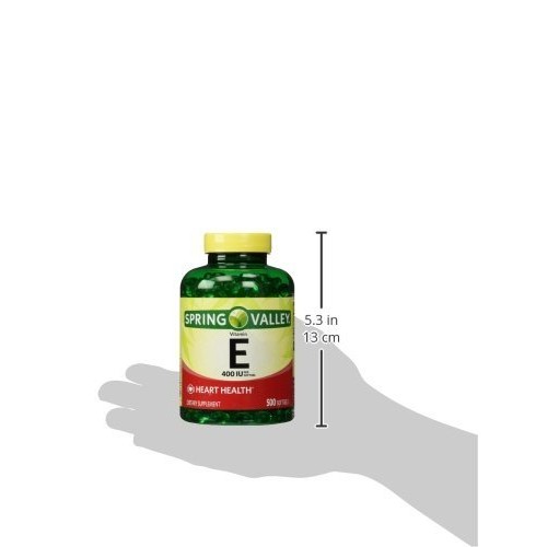 Spring Valley E Vitamin Dietary Supplement 500 ct