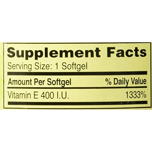 Spring Valley E Vitamin Dietary Supplement 500 ct