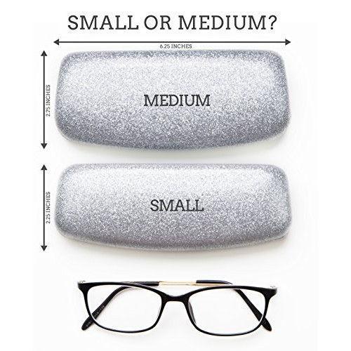 Mermaid Blue Medium Premium Fashion Women's Hard Eyeglasses Case By Spunky So...
