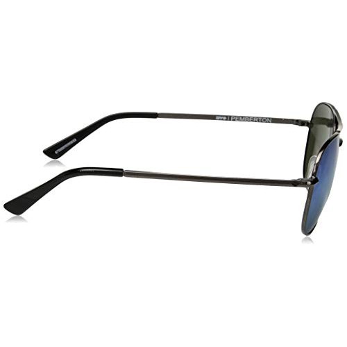 Pemberton Gunmetal - HD Plus Gray Green with Dark Blue Spectra Mirror, 100% U...