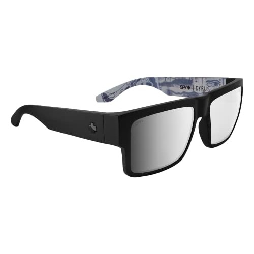 SPY Optic Cyrus Outlier, Square Sunglasses, Color and Contrast Enhancing Lens...