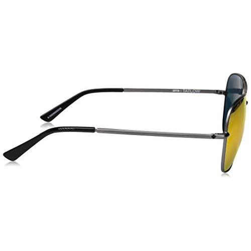 Tatlow Matte Gunmetal - HD Plus Gray Green with Red Spectra Mirror, 100% UV p...