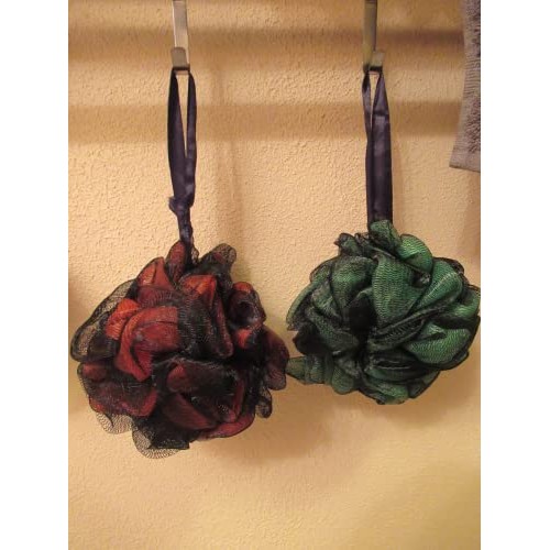 Loofah Back Scrubber,Loofah Sponge with Carbon Fiber Men Includes Shower,Loof...