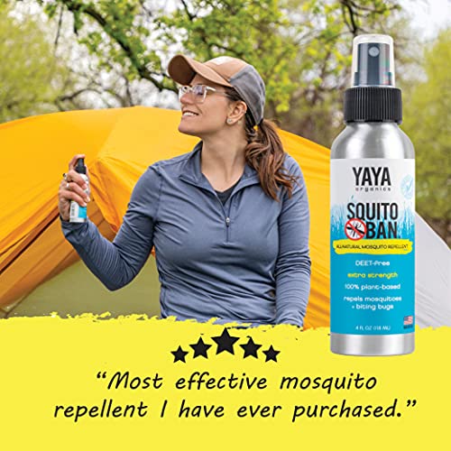 Squito Ban - Yaya Organics Mosquito Repellent, All Natural Bug Spray, Proven ...